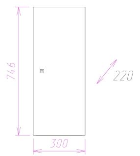 Шкаф подвесной Onika Кредо 303001 30см белый